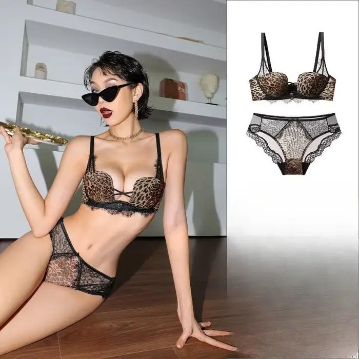 Ensemble soutien-gorge léopard tendance