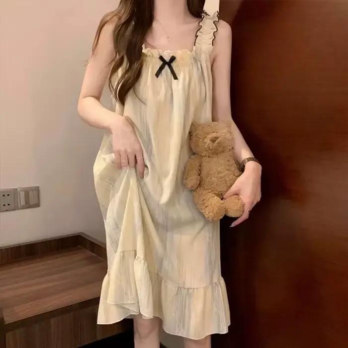 Chemise de nuit d'été pour femmes