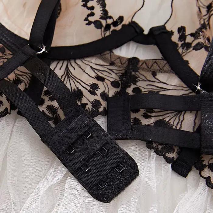 Ensemble de sous-vêtements en forme d'éventail pour femmes