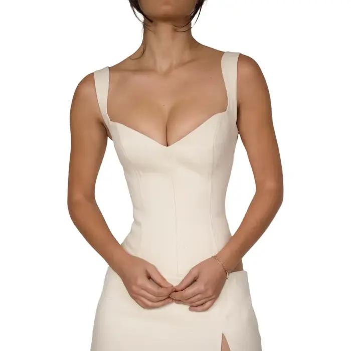 Corset sans manches élégant pour femme