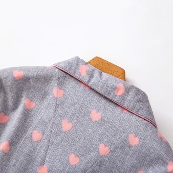 Chemise de nuit boutonnée en coton pour femme