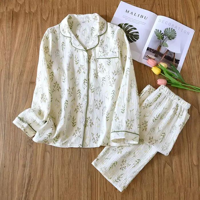2025 hiver femmes pyjamas 100 % coton grande taille