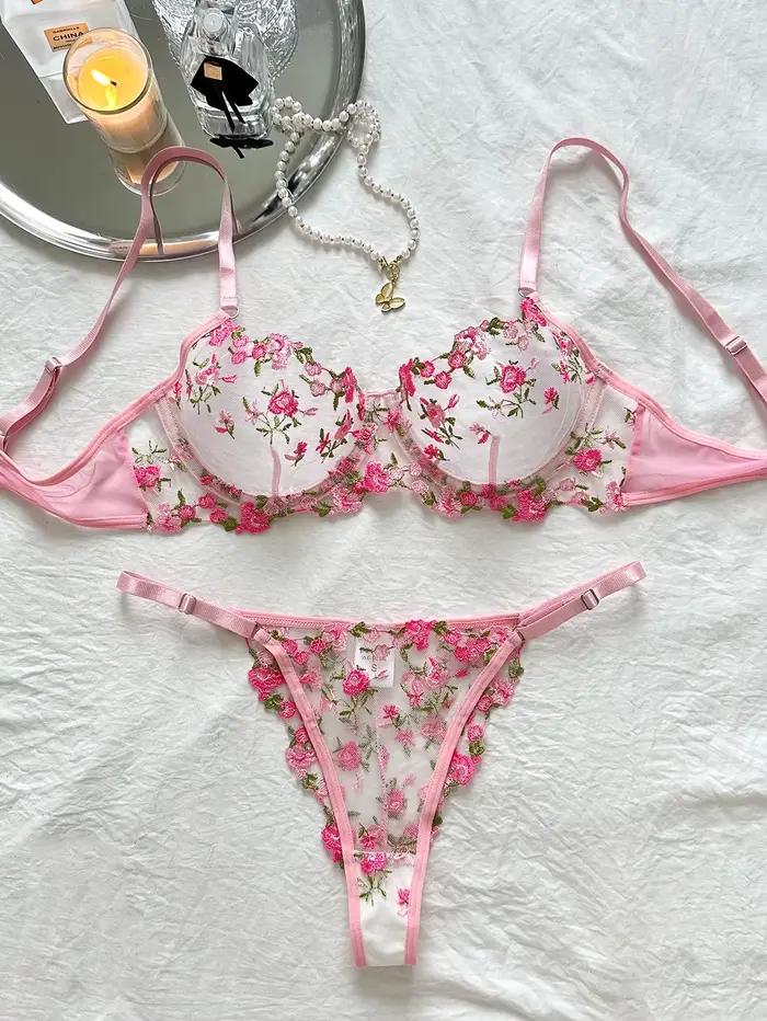 Ensemble de Lingerie transparente Sexy