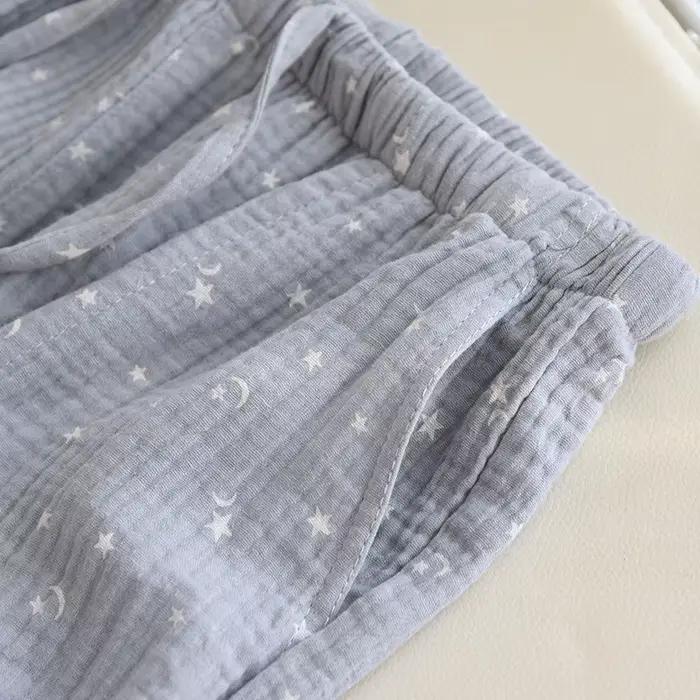 Pantalons de couchage en coton pour couples