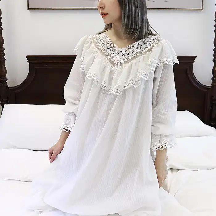 Chemise de nuit princesse Lolita pour femme