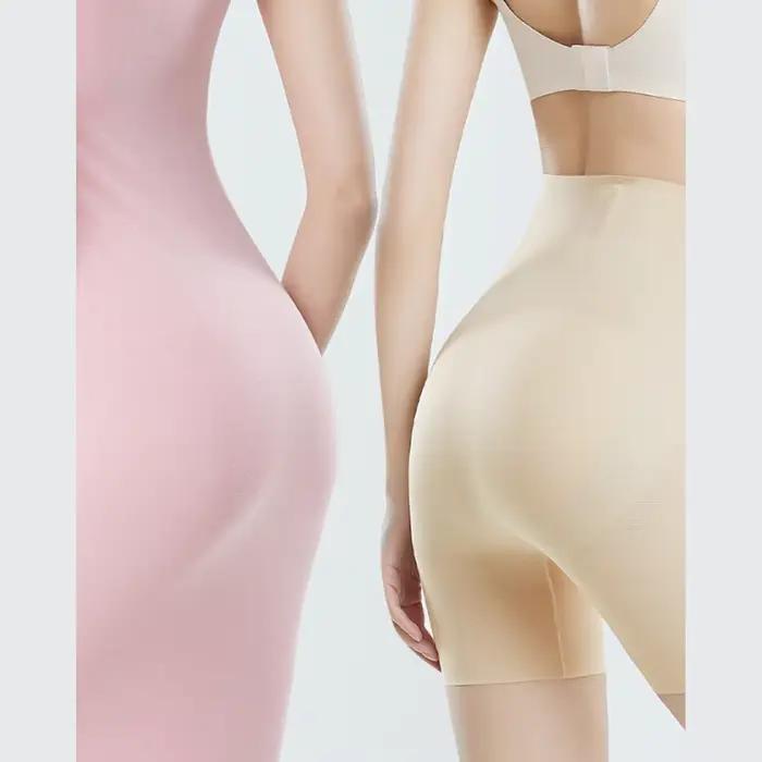 Short Gainant Taille Haute Remonte Fesses Sans Coutures Amincit Cuisses Sous Robes Anti-Roulis Lift Hanches Culotte Sculptante Compression