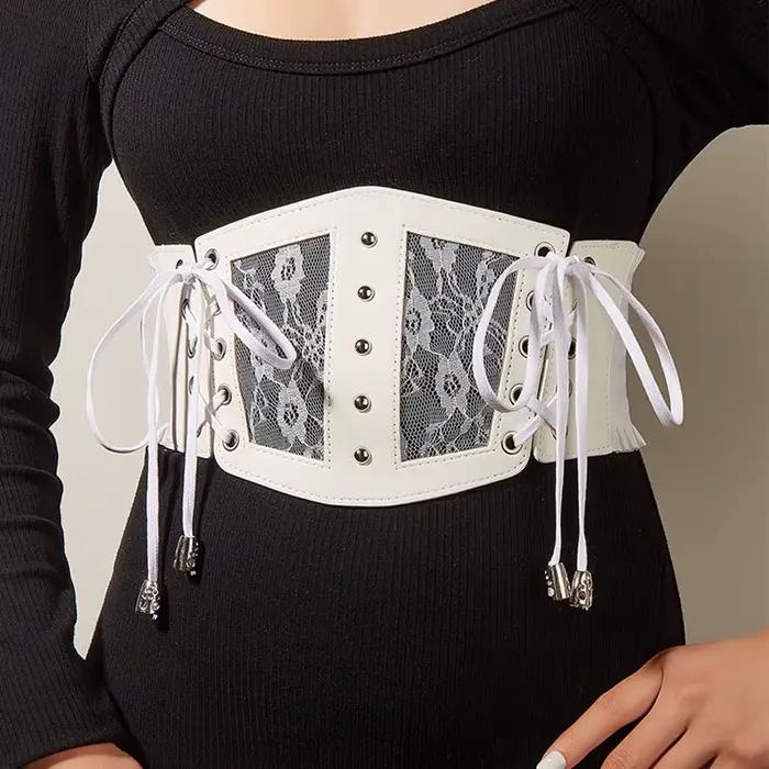 Corset Noir Sexy en Dentelle pour Femme