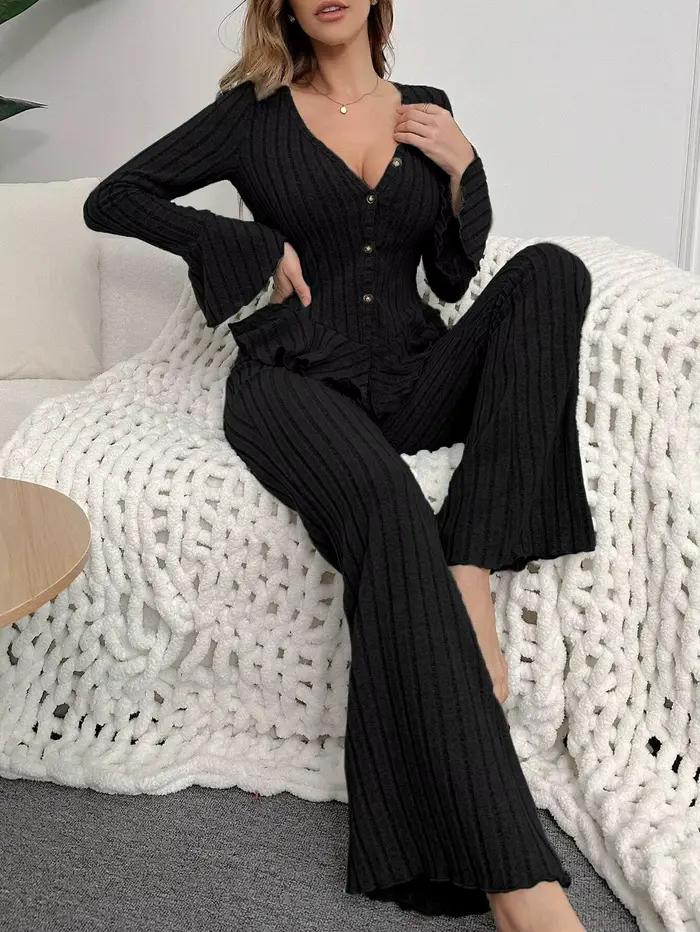 Ensemble pyjama deux pièces pour femmes