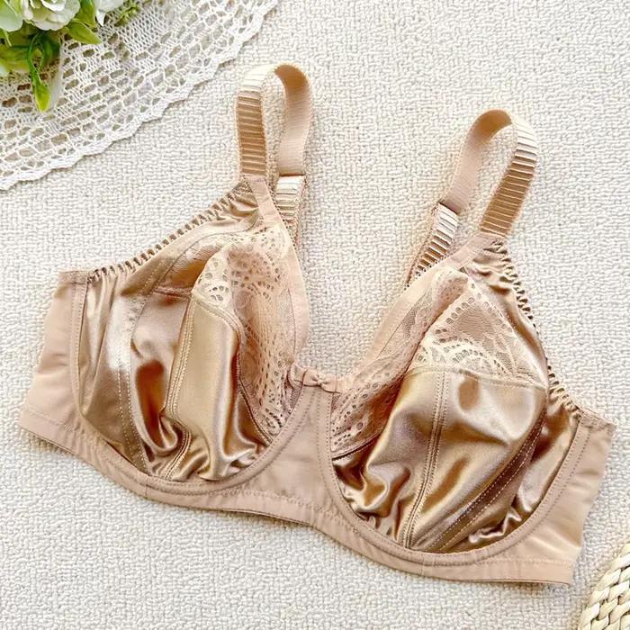 Soutien-gorge à armatures en dentelle transparente non rembourrée pour femmes