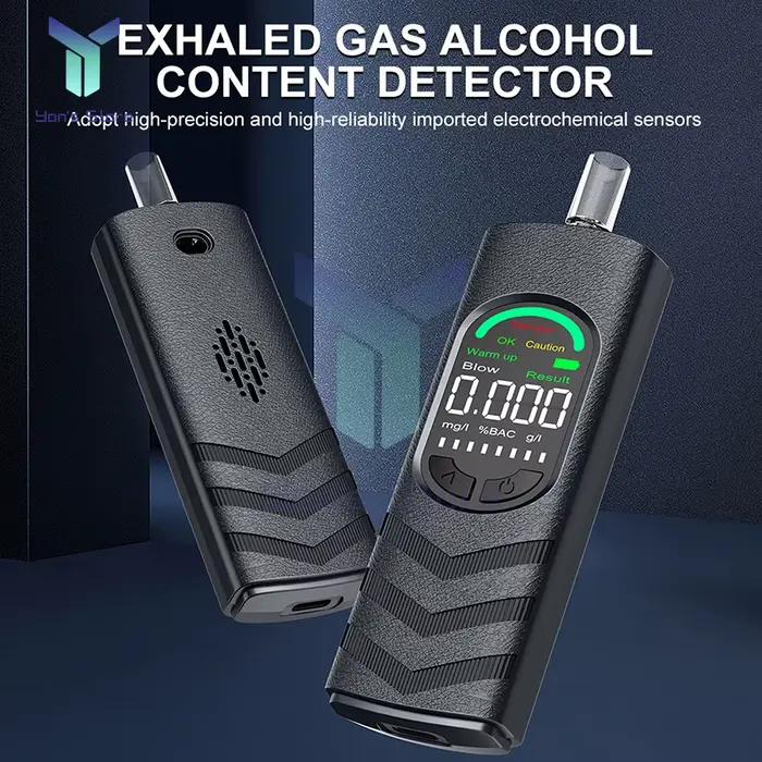 Testeur d'alcool numérique professionnel, détecteur d'alcool, éthylotest, Alcotester de police, écran LCD, test de conduite en état d'ébriété pour la maison