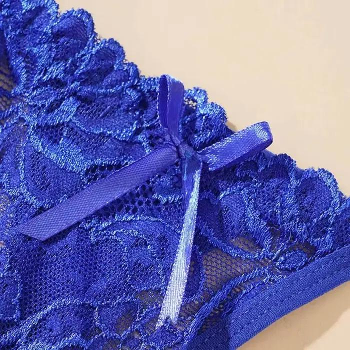 Culotte taille basse en dentelle pour femme
