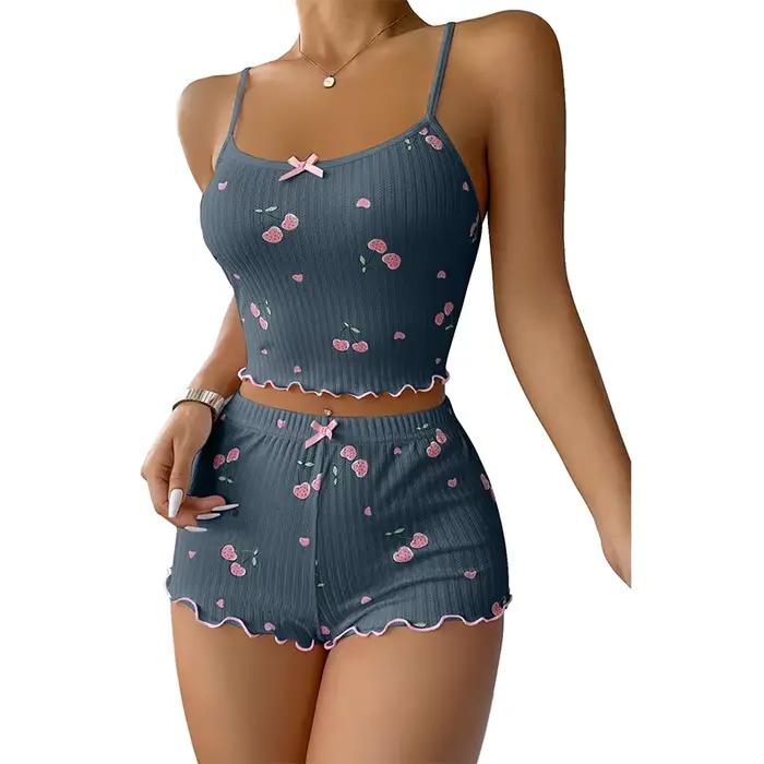 Ensemble pyjama 2 pièces pour femmes