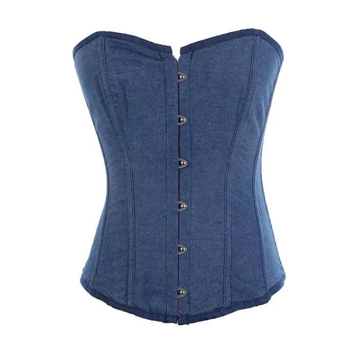Caudatus-Corset sexy en denim