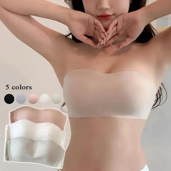 Soutien-gorge sans bretelles Sexy pour femmes, Push Up, sans fil, efficace, antidérapant, sans couture, Invisible, sans bretelles, Lingerie