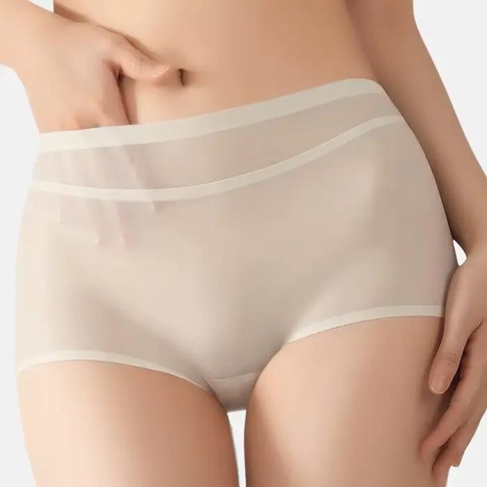 Culotte solide sans couture pour femmes