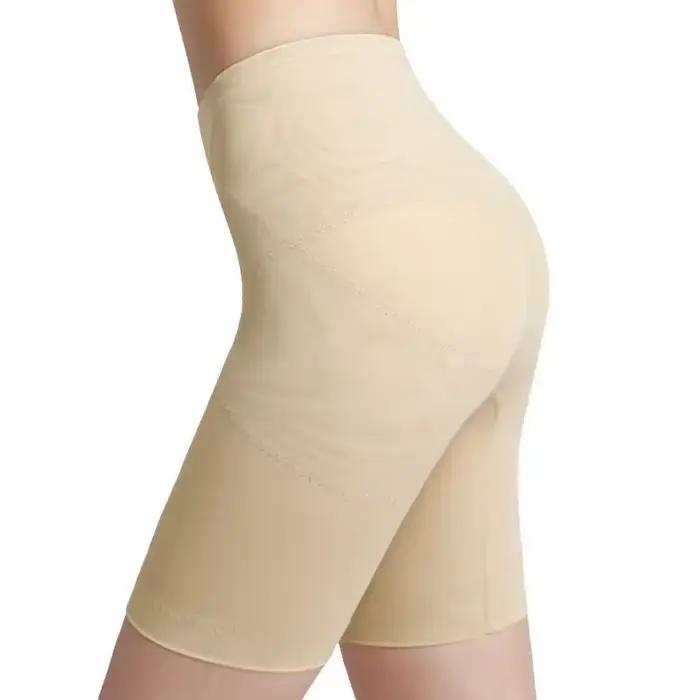 Sous-vêtements taille haute en polyester et élasthanne pour femmes, contrôle moyen, confort et élégance pour toutes les occasions