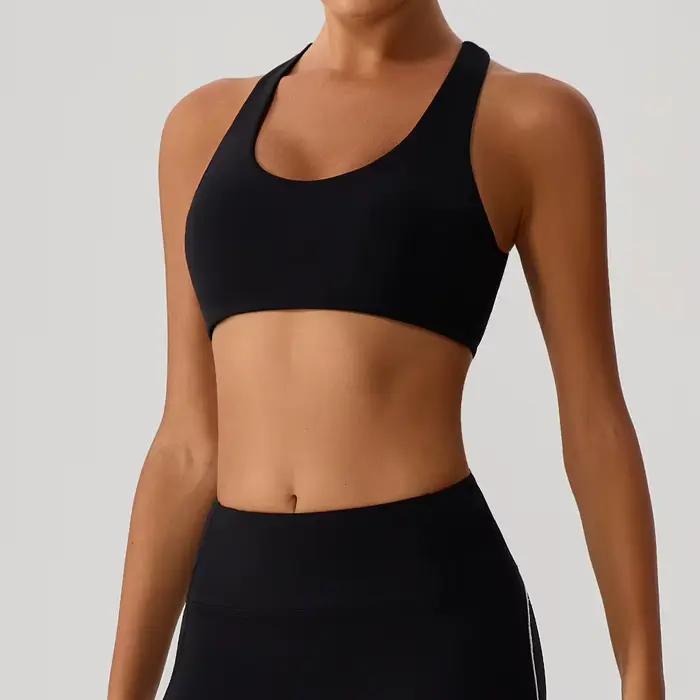 Soutien-gorge de sport Sexy à dos croisé pour femmes