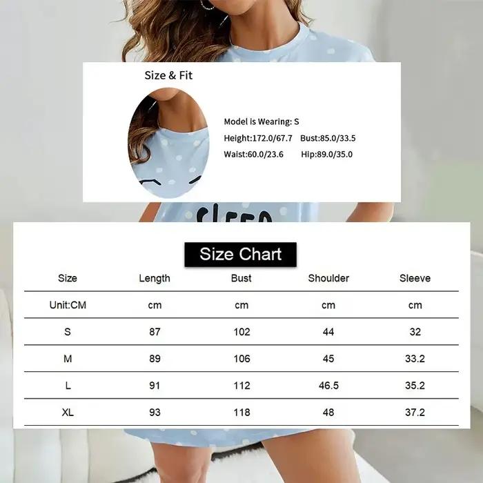 Chemise de nuit en soie de lait pour femmes