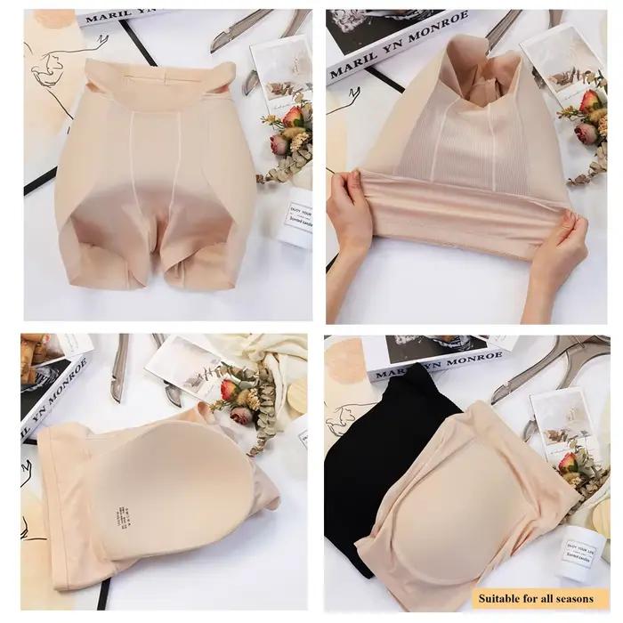 Bout à bout rehausseur sous-vêtements taille haute femmes ventre serrage culotte hanche Shapewear fesses corps Shaper bout à bout coussin culotte