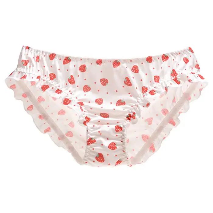 Culotte en soie à volants pour femmes