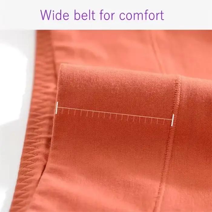 Culotte menstruelle taille haute en coton pour femmes, brève, tricotée, grande hauteur, disponible en plusieurs couleurs et tailles pour des jours importants confortables