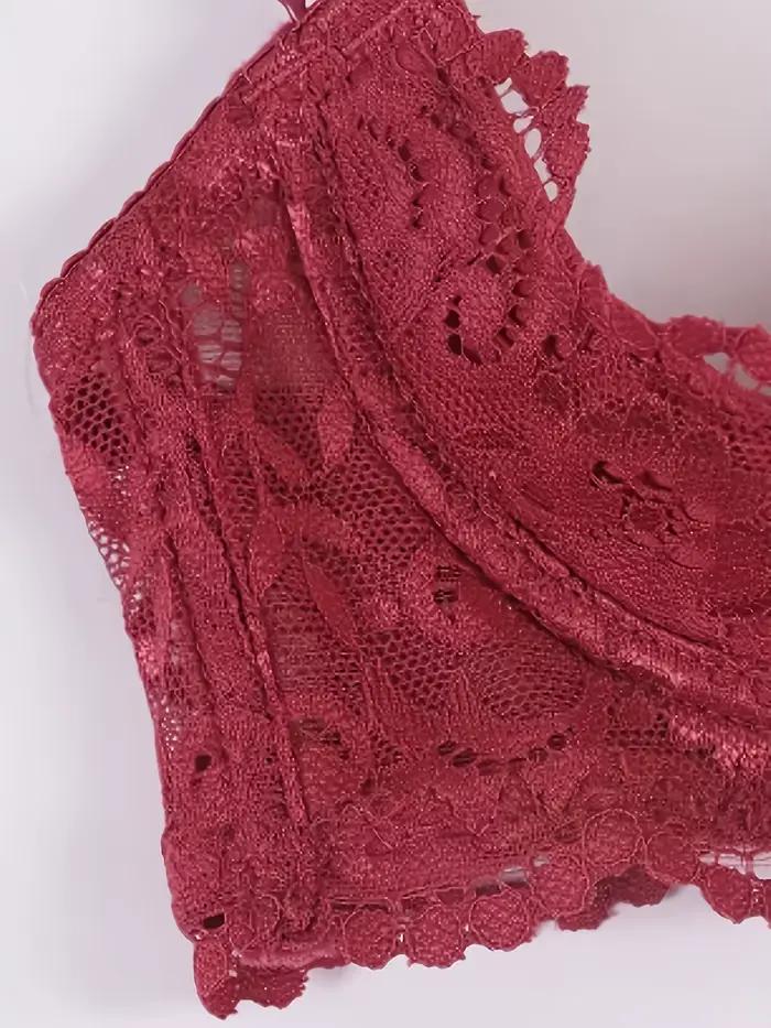 Soutien-gorge à armatures en dentelle pour femme