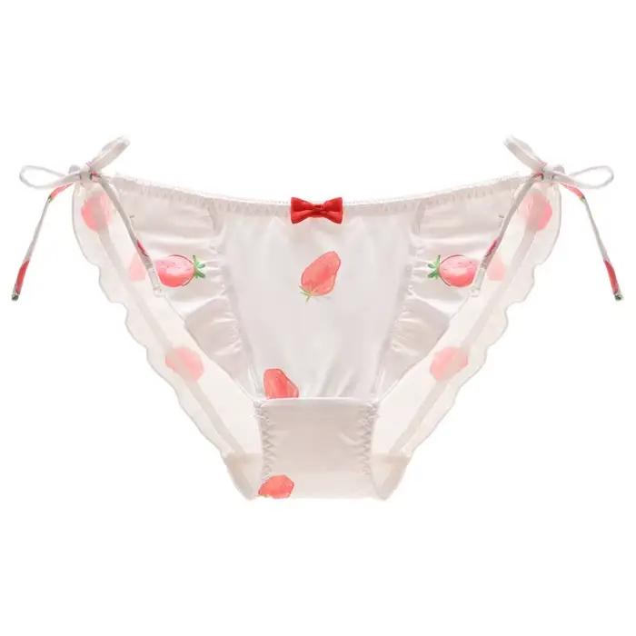 Culotte en soie à volants pour femmes