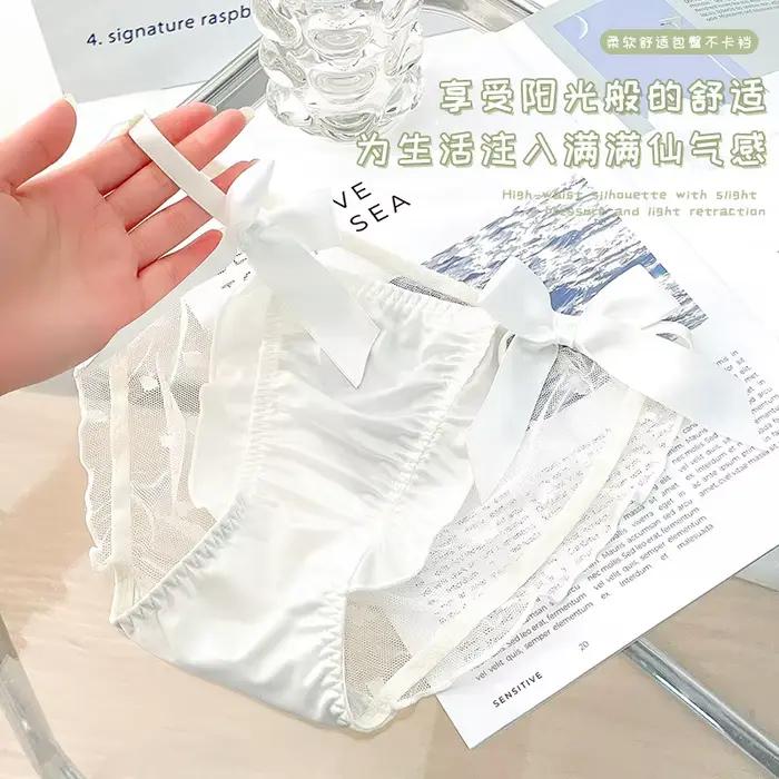 Culotte en dentelle à volants pour femmes