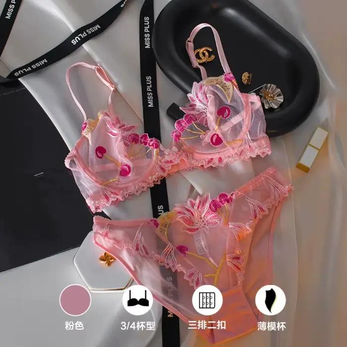 Soutien-gorge minimisateur ultra-fin en dentelle française brodée