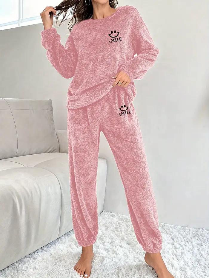 Ensemble de pyjama en velours pour femme