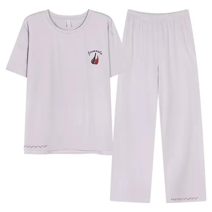 Ensemble pyjama d'été 100% coton pour femmes