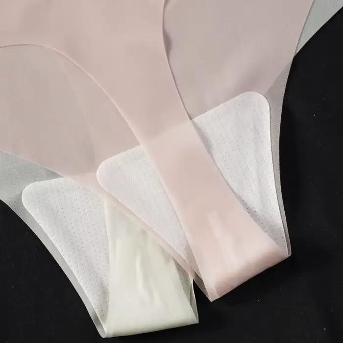 String Transparent Ultra-fin pour femmes, 3 pièces/lot, Sexy, sans couture, taille basse, couleur unie, t-pantalon, culotte de sous-vêtements à séchage rapide