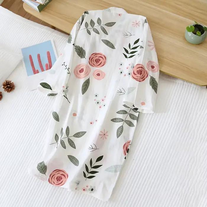 Robe de Nuit Kimono Japonais pour Dames