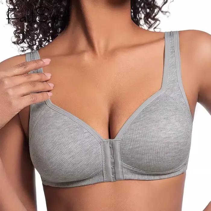 Soutien-gorge à fermeture frontale sans fil pour femmes