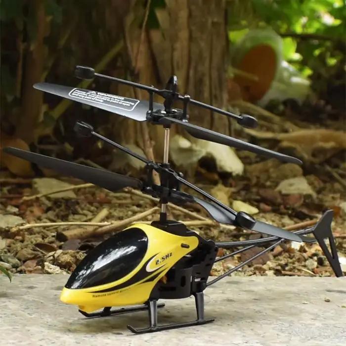Drone d'hélicoptère RC avec jouet volant électrique léger, télécommande Radio, avion d'intérieur et d'extérieur, modèle de jouet