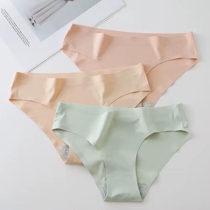 4 pièces ensemble femmes culottes Slik sous-vêtements féminins 13 couleurs