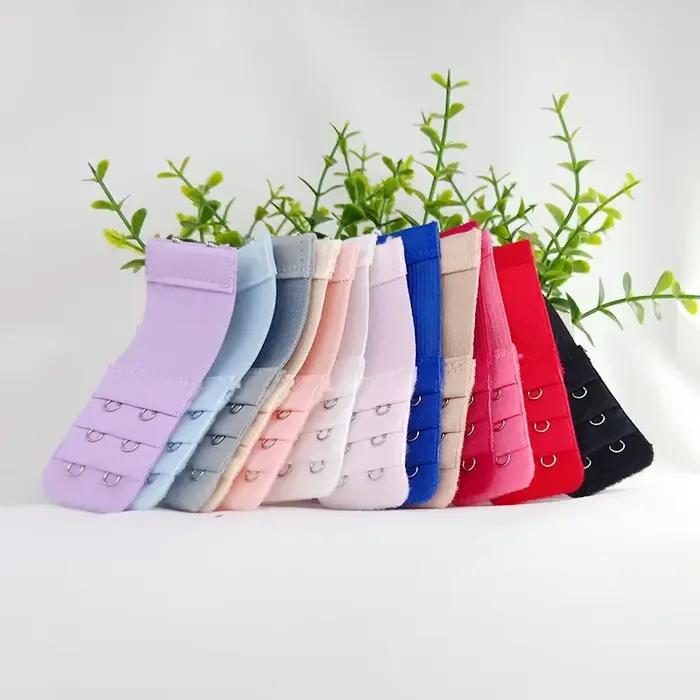 Extension de sangle de soutien-gorge pour femmes, 1 pièce, Extension de boucle, 3 rangées, 2 crochets, sangles de fermoir, outil de couture, accessoires intimes