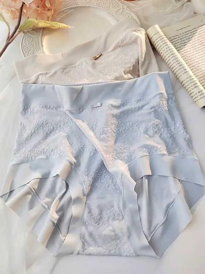 Culotte taille haute grande taille en coton pour femmes