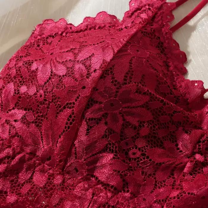 Costume de soutien-gorge en dentelle pour femmes