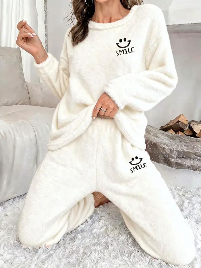 Ensemble de pyjama en velours pour femme