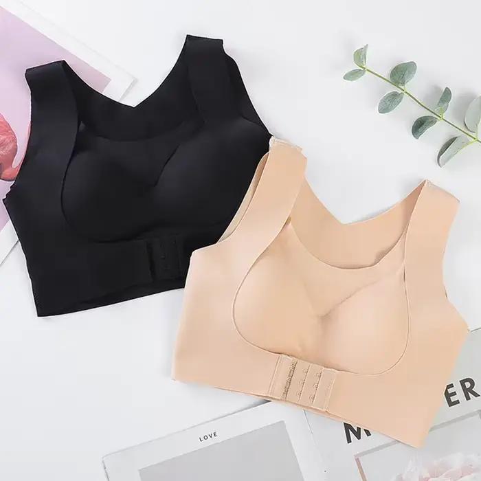 Soutien-gorge invisible sans couture en soie glacée
