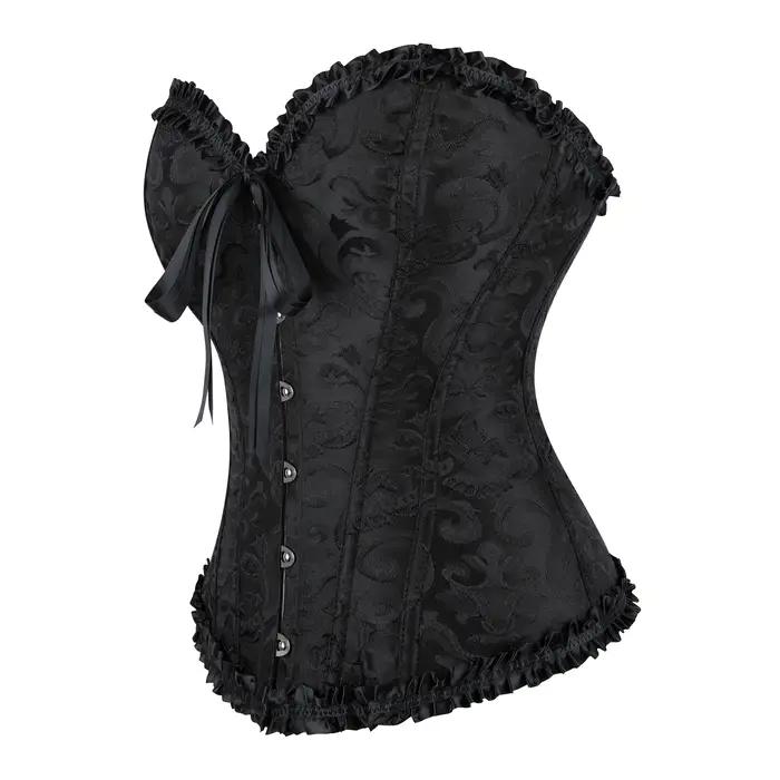 Corset de taille froncé européen et américain