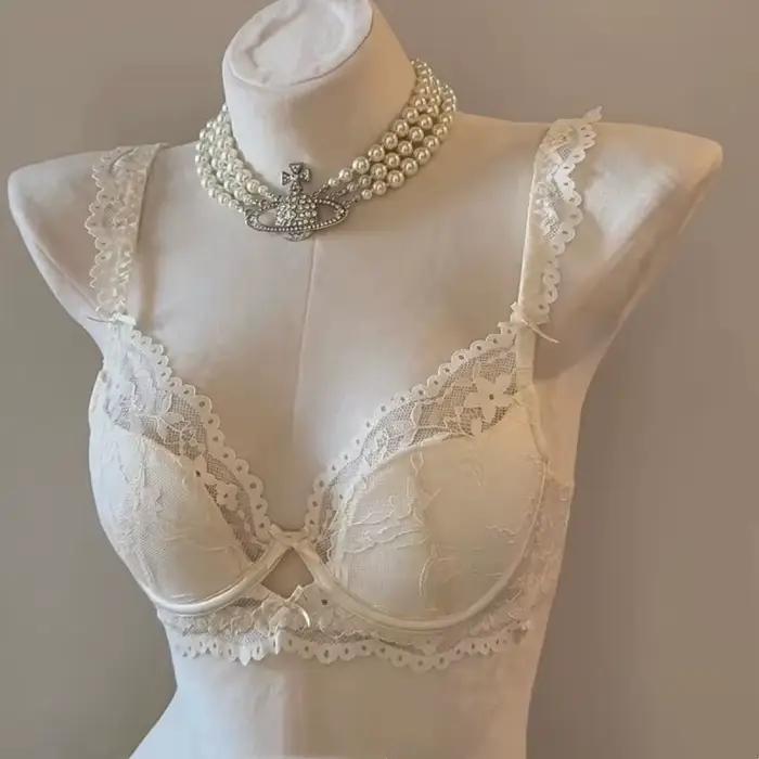 Ensemble de lingerie sexy en dentelle française pour femme