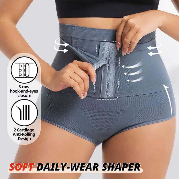 Femmes sans couture taille haute Cincher culotte slips forte Compression Faja Shaperwear ventre contrôle corps Shaper