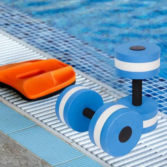 Haltères aquatiques flottants en mousse EVA, poids de natation multifonctionnels, équipement d'exercice aquatique, équipement de fitness confortable