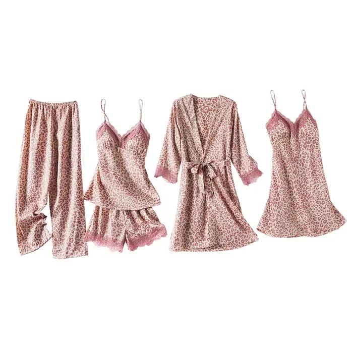 Ensemble de pyjamas en rayonne pour femmes