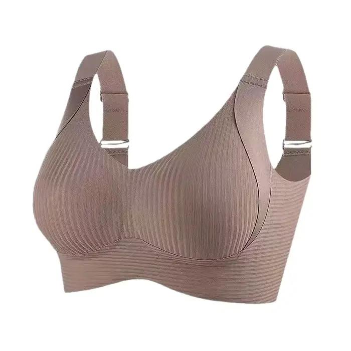 Soutien-gorge minimisant grande taille couvrance complète anti-affaissement lissage latéral sans armatures confort bande large respirant usage quotidien pour femmes grandes tailles