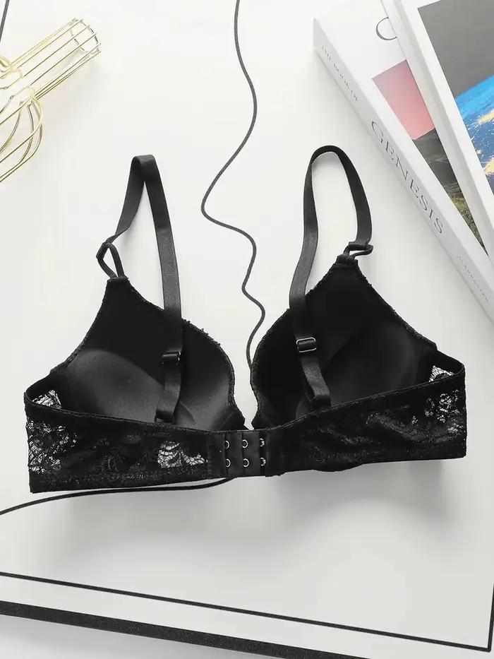 Soutien-gorge sexy en dentelle brodée pour femmes