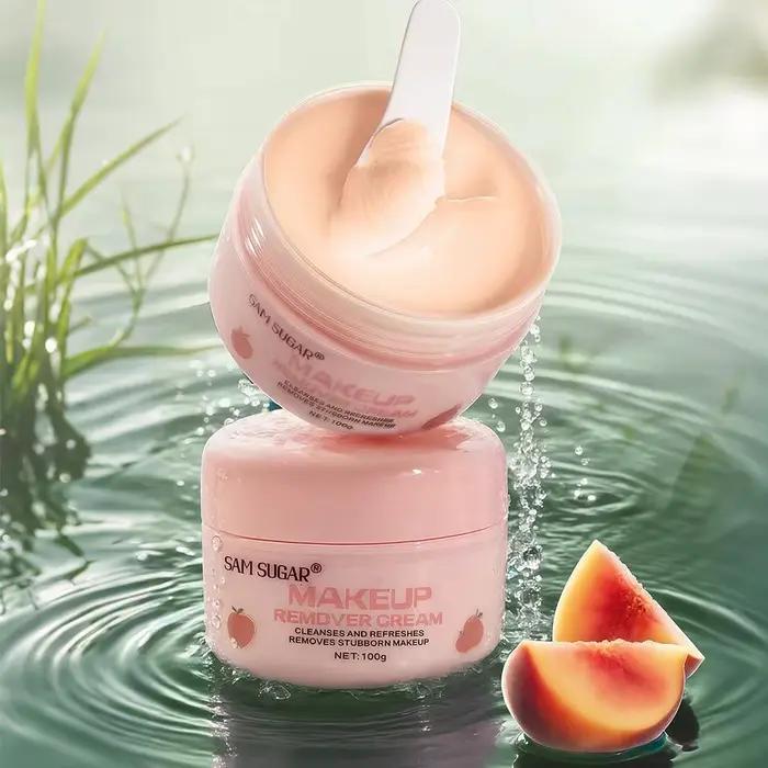 Baume démaquillant fruité doux, hydratant, nettoyage en profondeur, Non irritant pour les yeux et les lèvres
