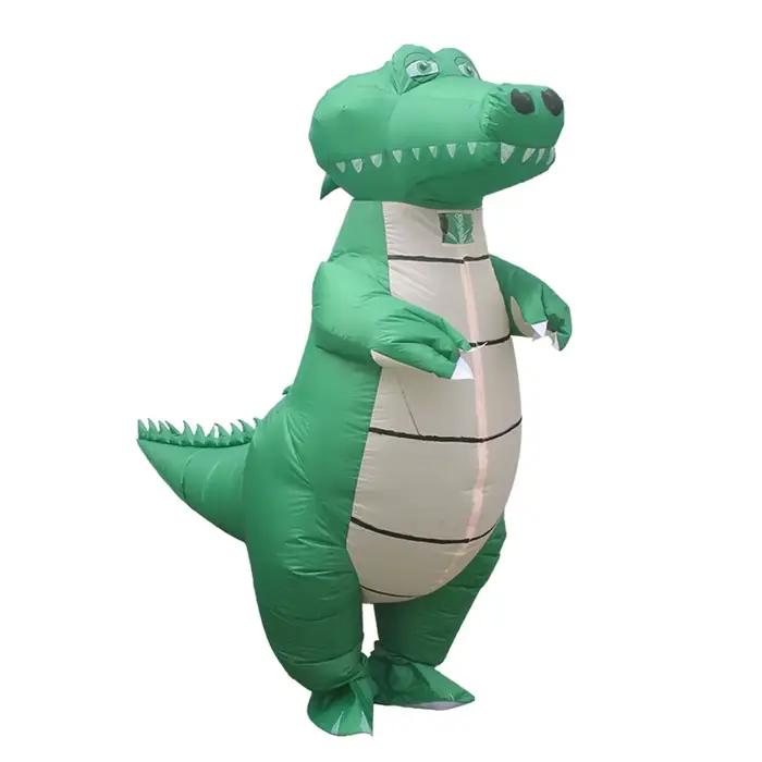 Costume gonflable Crocodile pour adultes, pourim, mascotte d'halloween et de noël, Costume de Cosplay de fête Anime, costumes fantaisie